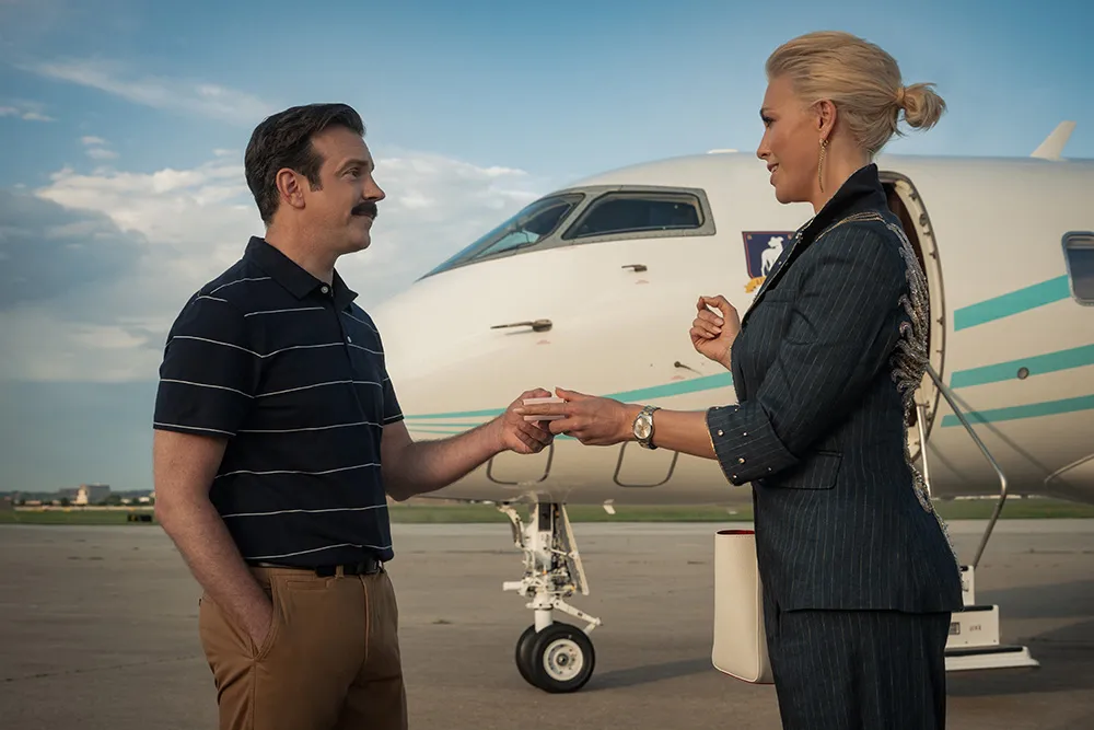 Ted Lasso jason sudeikis hannah waddingham Ted Rebecca