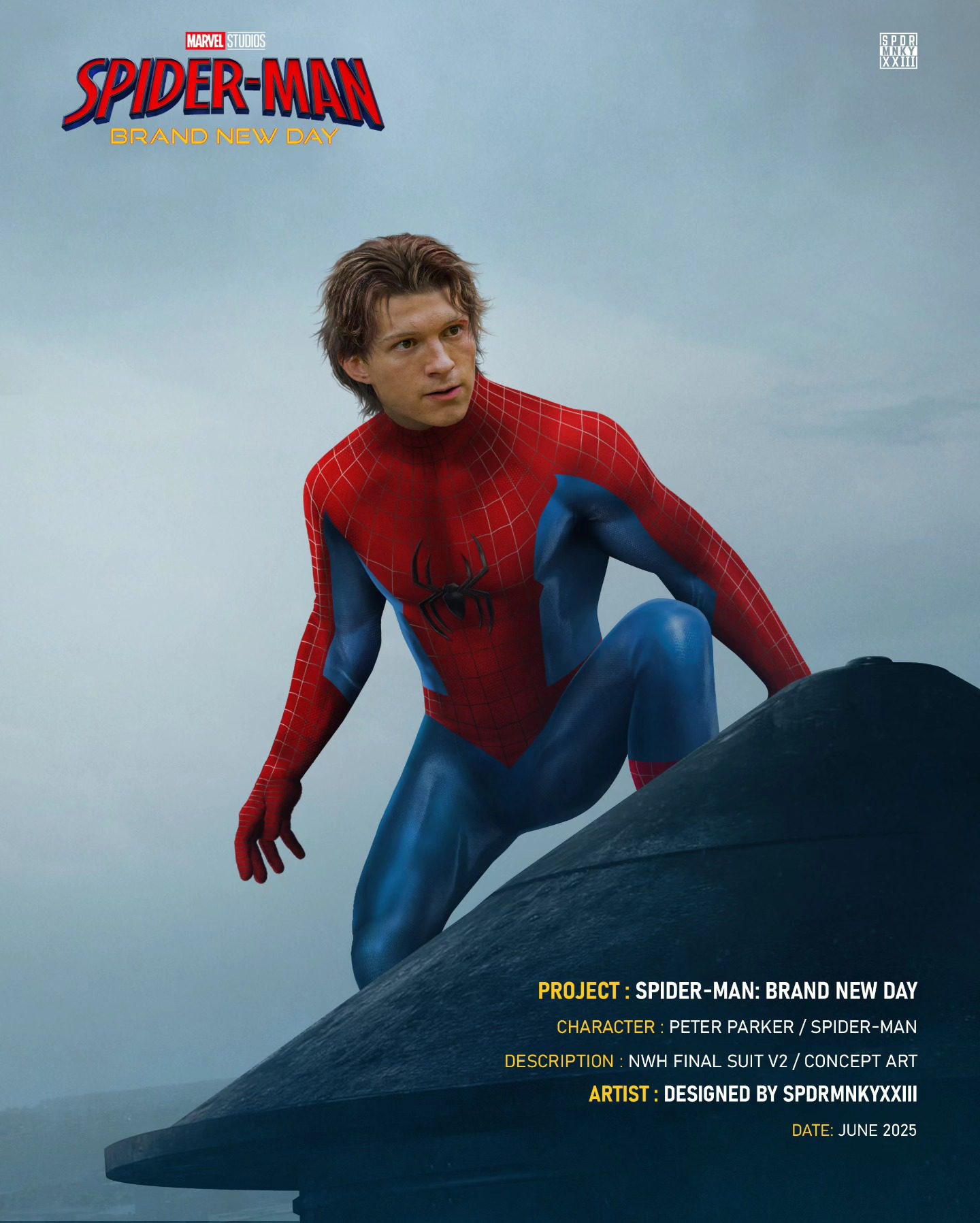 Spider-Man Brand New Day – The Art Of The Movie Tom Holland