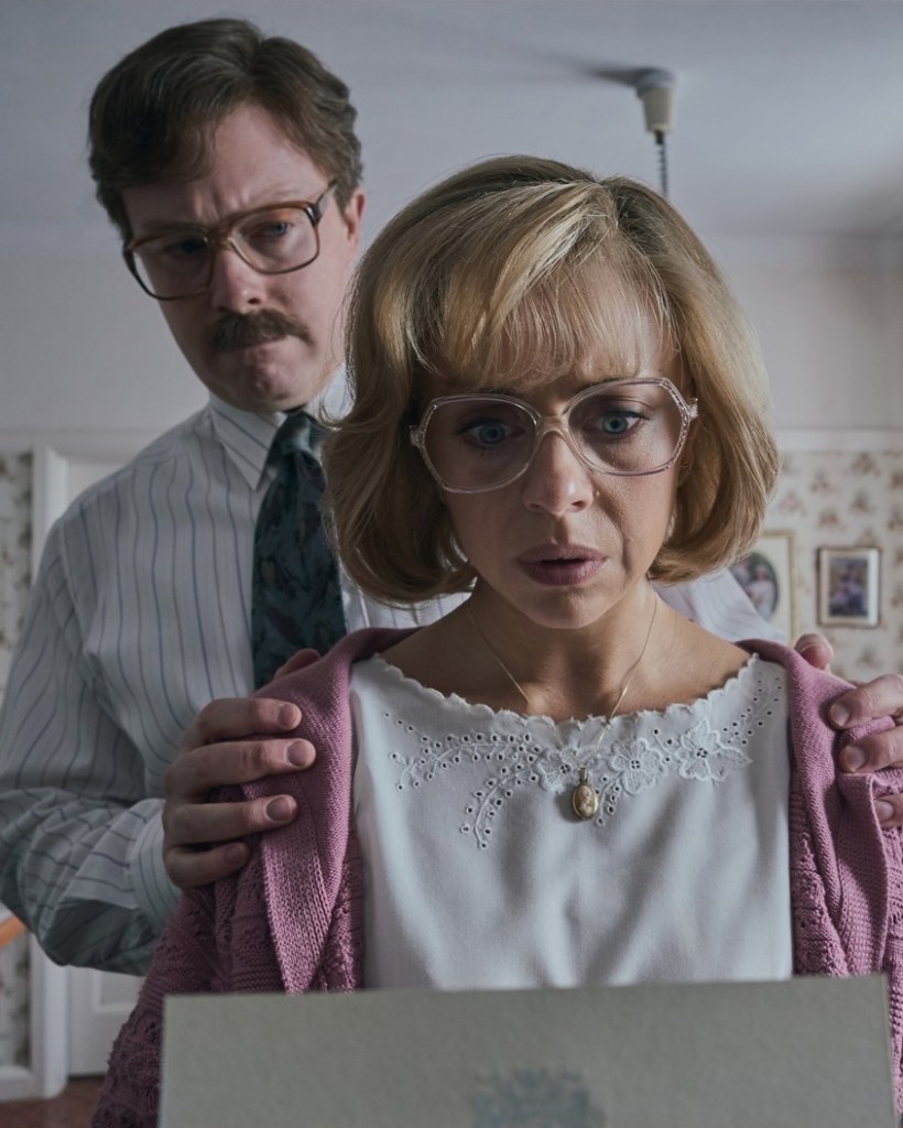 Bel Powley Petunia Dursley and Daniel Rigby Vernon Dursley