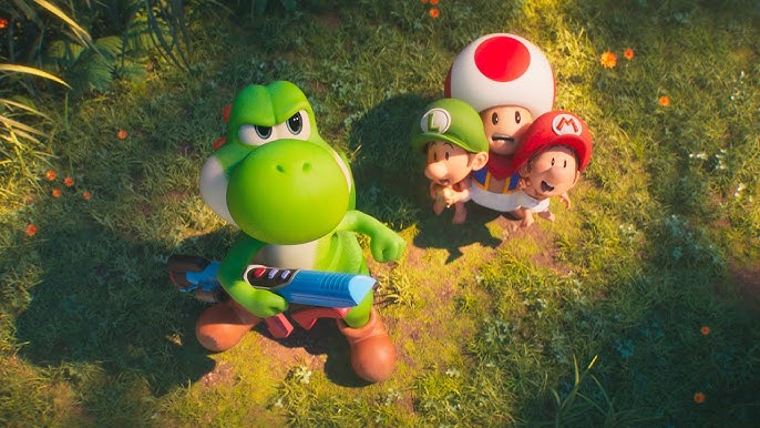 Yoshi baby mario baby luigi the super mario galaxy movie